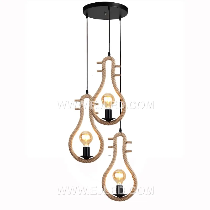 This gourd-shaped pendant is meticulously hand-woven from natural rattan, forming a solid, enclosed shade. It directs light downward from its open base, providing focused illumination with a warm, organic aesthetic. - view 2