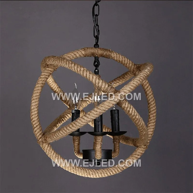 The RP0073 pendant features a distinctive flattened rattan basket-weave design, allowing an open view of the lamp. Its wide, open bottom casts ample downward light, making it suitable for dining or living areas. - view 3