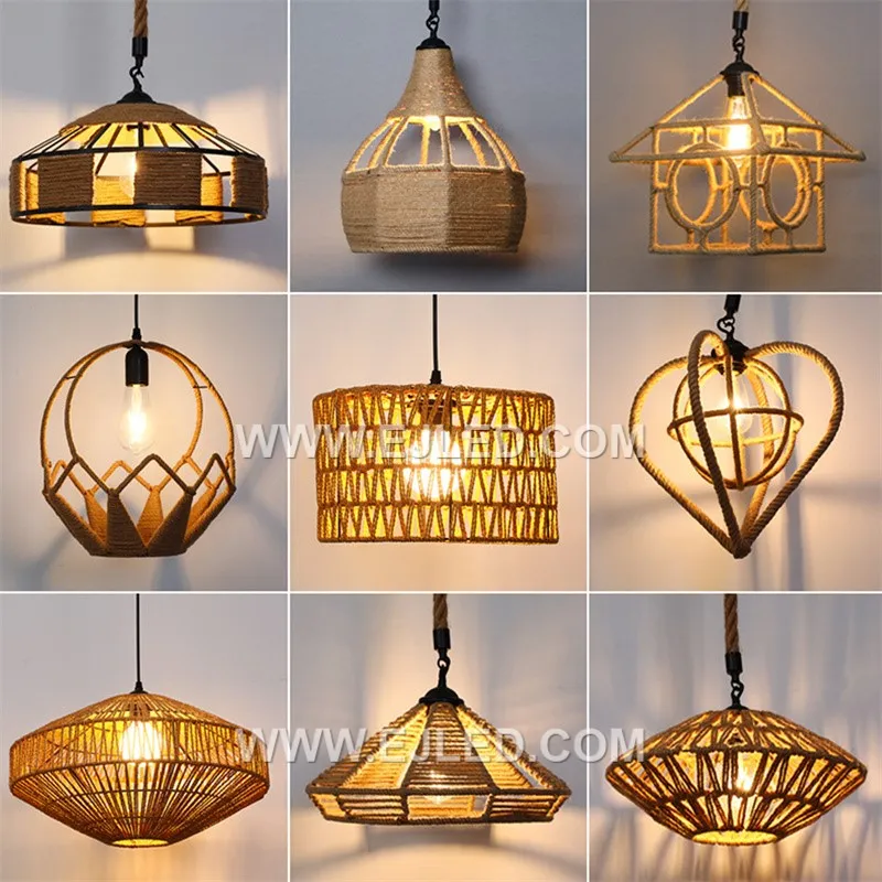 This rattan pendant, RP0079, features a transitional weave, tighter at the top and looser towards the flared open base. It offers both diffused and direct light, with a visible single lamp, making it versatile for various settings. - view 2