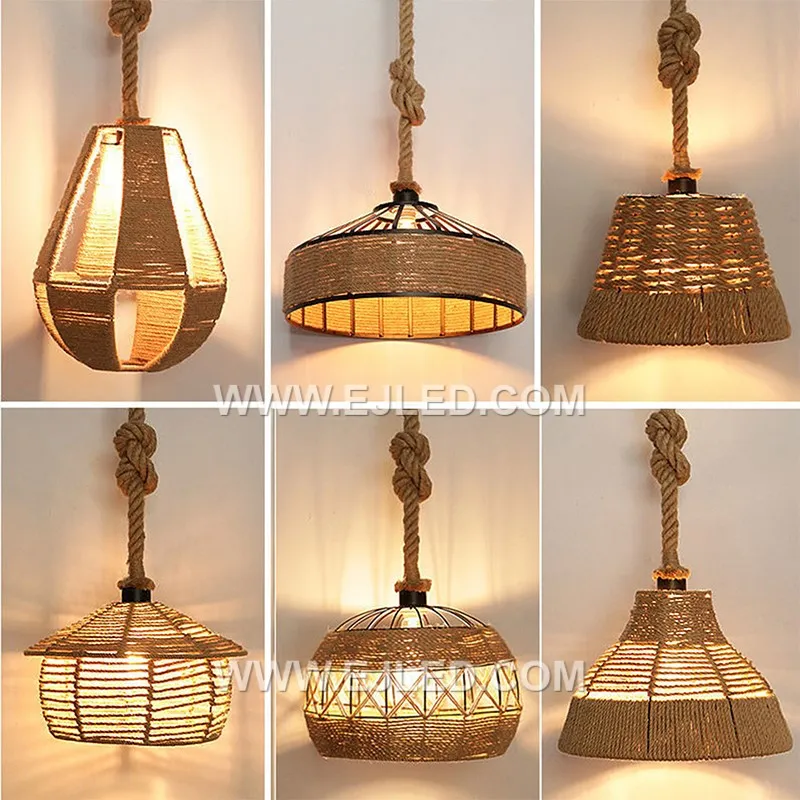 Natural rattan is hand-woven into the RP0116, a wide bell-shaped pendant with an open, airy basket-like weave. Its substantial size suits large rooms or areas with high ceilings. - view 2