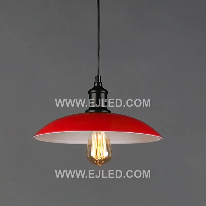 Featuring a wide, shallow dome shade, the MK0009 is formed from aluminum with a slightly textured, darkened finish. Its substantial yet shallow profile provides broad, downward-directed light without visual obstruction. - view 3