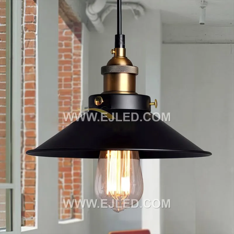 Chandelier Style Antique Nordic Industrial Style Hanging Lamp With Iron Fence Lampshade Droplight Height For Kitchen MK0020