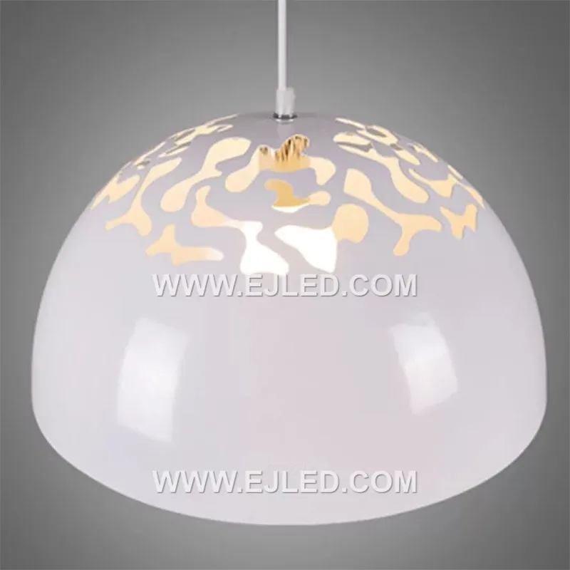 This MK0111 barn pendant light features a wide aluminum dome shade with an antique steel finish, offering a robust industrial-farmhouse aesthetic. Its shallow profile and reflective interior are designed for broad illumination. - view 3