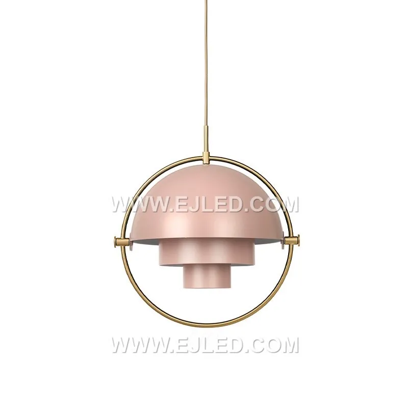 The MK0118 dome pendant light is distinguished by its uniform black matte finish on the steel exterior. Its contrasting smooth white interior effectively reflects light from a single lamp, providing clear downlighting.