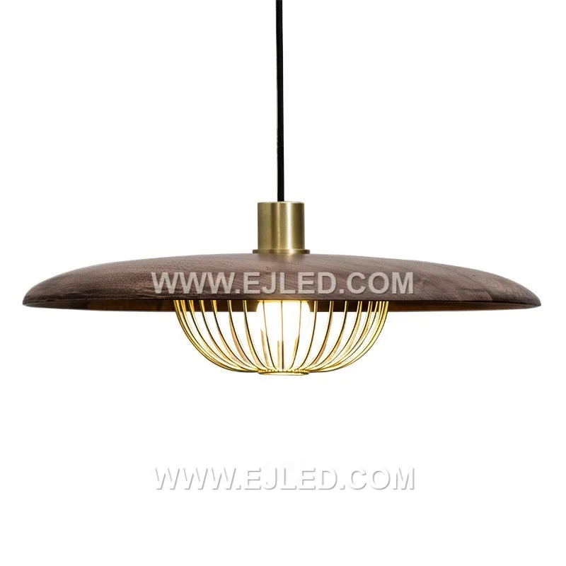 The MK0121 features a wide, shallow dome shade crafted from stainless steel with a brushed silver finish. Its broad silhouette and single lamp provide excellent downlighting for larger spaces or commercial settings with high ceilings. - view 4