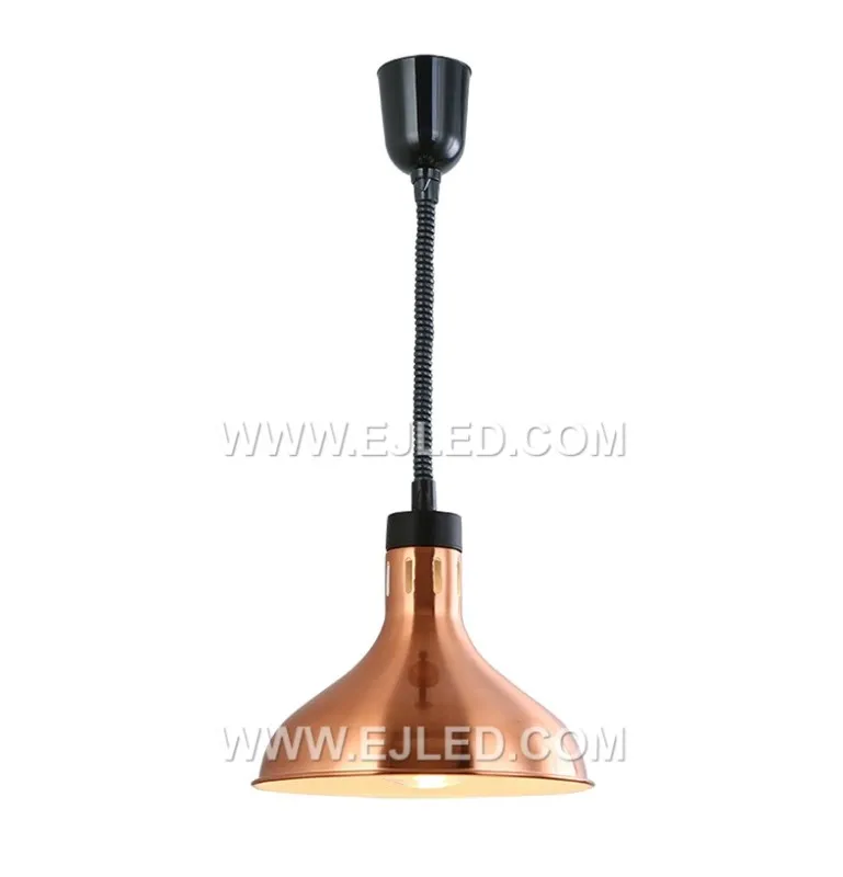 Steel construction forms this barn pendant, featuring a deep dome shade that directs light downward and a wire cage to diffuse bulb glare. The white interior finish maximizes light output for a single bulb. - view 3