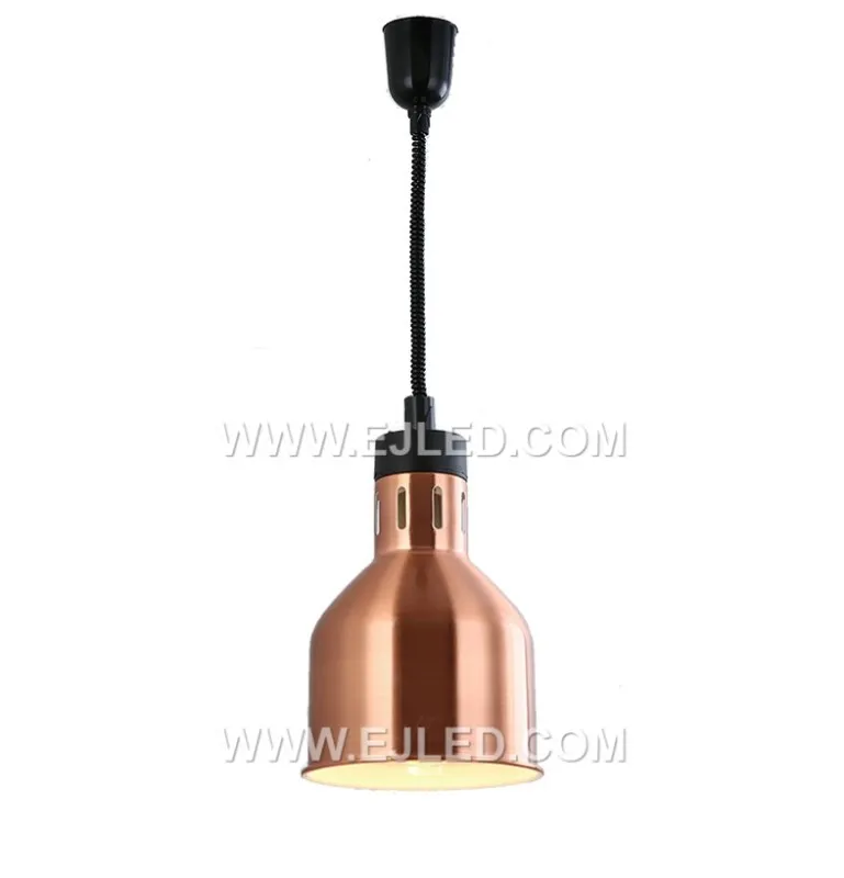 Steel construction forms this barn pendant, featuring a deep dome shade that directs light downward and a wire cage to diffuse bulb glare. The white interior finish maximizes light output for a single bulb. - view 4