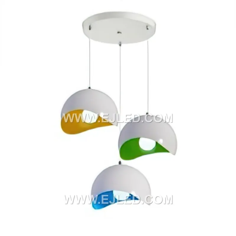 Modern Globe Pendant Light 1-Light Gradient Shade Metal Hanging Lamp Mid Century Hanging Light Fixture For Dining Room MK0139