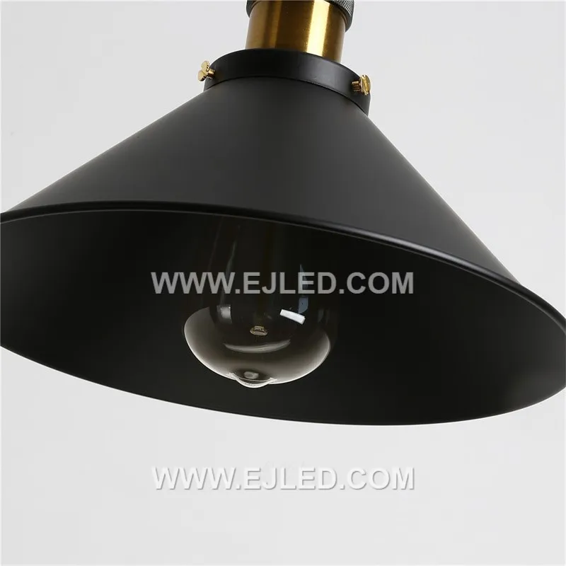 A robust steel shell defines the MK0152 barn pendant, featuring a deep bowl-shaped shade in a dark, possibly oil-rubbed bronze finish. It provides direct, downcast illumination for various commercial spaces. - view 3