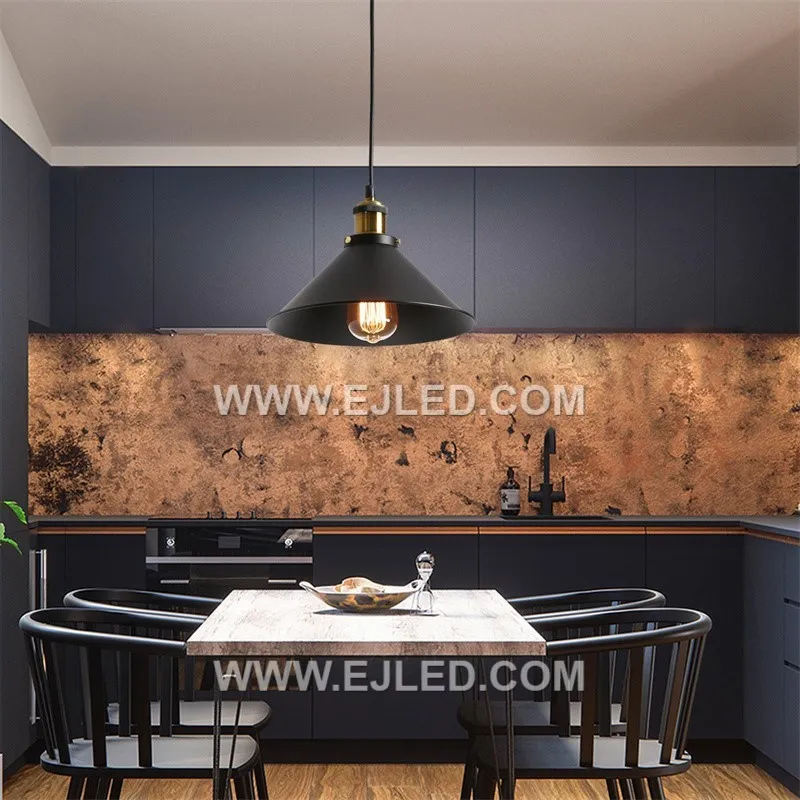 A robust steel shell defines the MK0152 barn pendant, featuring a deep bowl-shaped shade in a dark, possibly oil-rubbed bronze finish. It provides direct, downcast illumination for various commercial spaces. - view 4