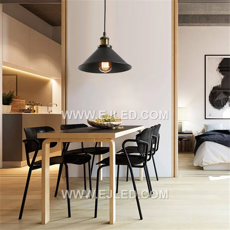 A robust steel shell defines the MK0152 barn pendant, featuring a deep bowl-shaped shade in a dark, possibly oil-rubbed bronze finish. It provides direct, downcast illumination for various commercial spaces. - view 5