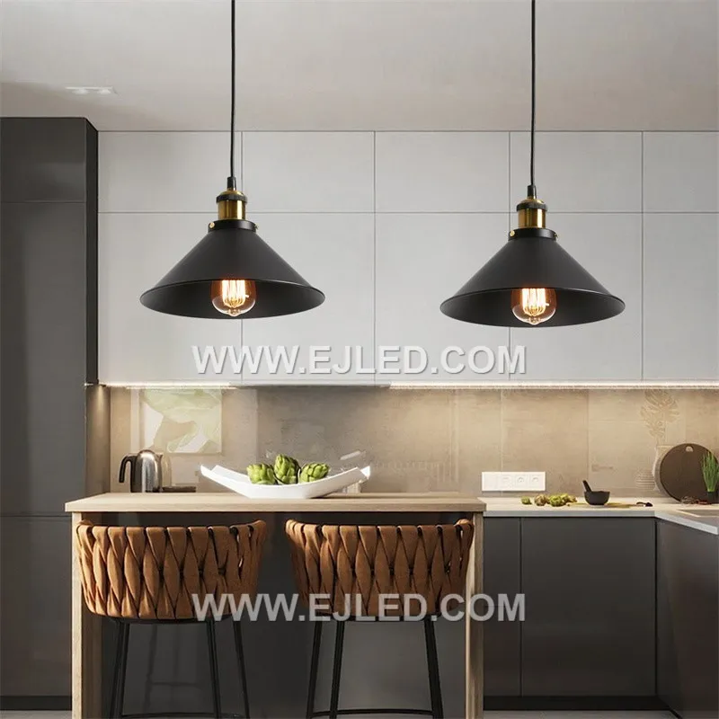 A robust steel shell defines the MK0152 barn pendant, featuring a deep bowl-shaped shade in a dark, possibly oil-rubbed bronze finish. It provides direct, downcast illumination for various commercial spaces. - view 6