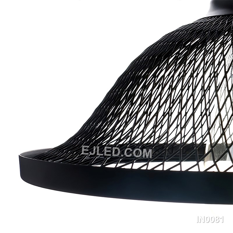 Retro Iron Chandelier Industrial Style with Horn Cover one Head Pendant Lights for Restaurant Home Decor Light IN0081