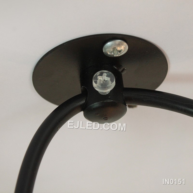 This eight-arm "spider" pendant, model IN0151, offers adjustable reach for expansive rooms or high ceilings, distributing light broadly from exposed lamps at varying heights and angles. - view 5