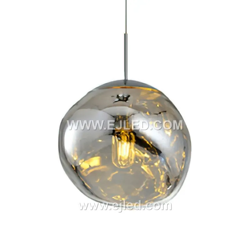 Model GL0010 offers three distinct transparent glass pendant lights: a wider dome, a tall cylinder, and a shorter, wider cylinder. These versatile shapes suit various room sizes and ceiling heights, providing flexible lighting solutions. - view 4