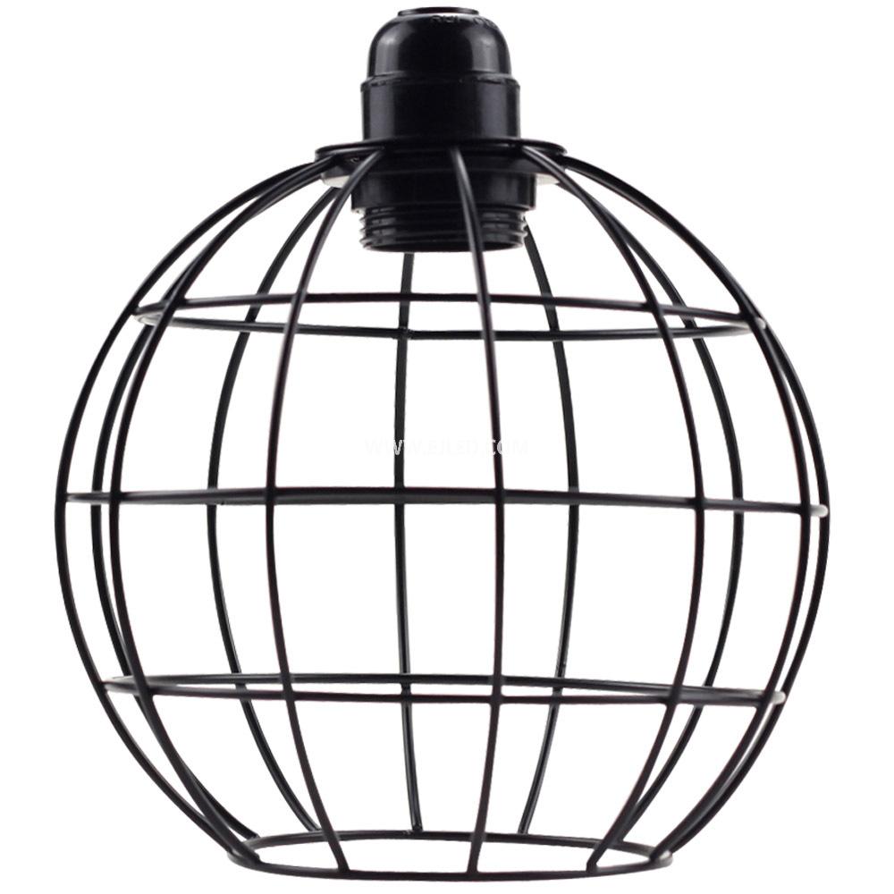Globe pendant light iron ceiling lights ball shape black kitchen island lighting for dining room IN0009