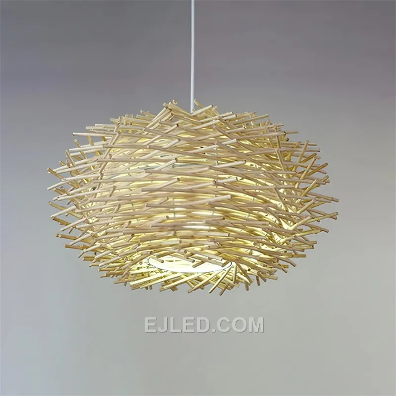 The RT0029 is a striking spherical rattan pendant, hand-woven into an open globe, ideal for making a statement in high-ceilinged spaces or as a central feature. - view 2