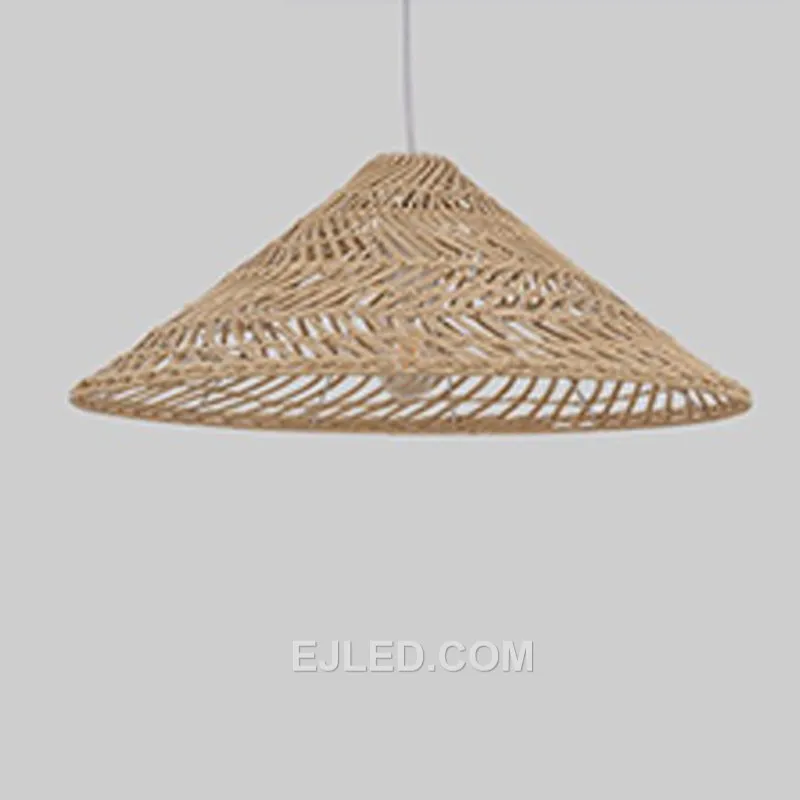 Popular Bamboo and Rattan Lights Handmade Rattan Hanging Light for Indoor Home Decor Chandelier Pendant Lights RT0011