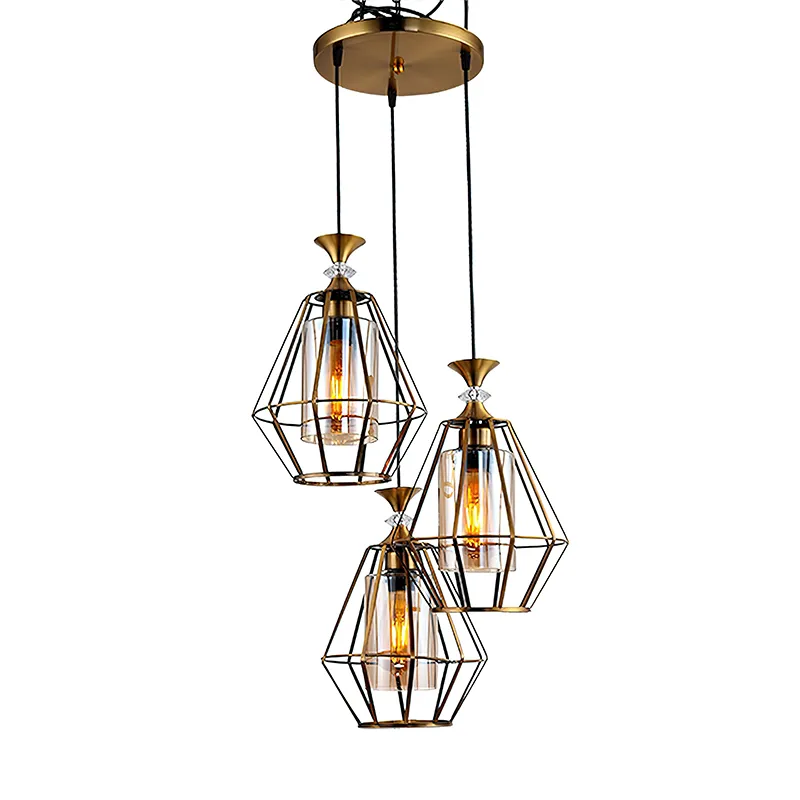 Black Golden Modern Pendant Light