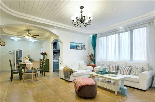 What is the standard size of the chandelier from the ground