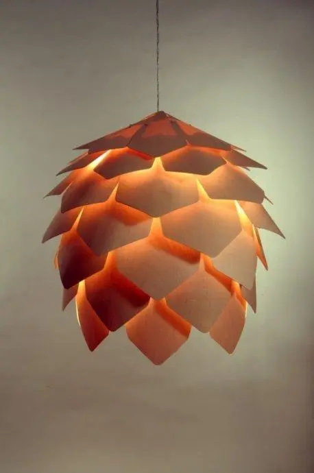 Russian Creative Pine Cone Chandelier: Warmth by Pavel Eekra Design