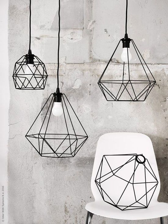 The chandelier is so creative