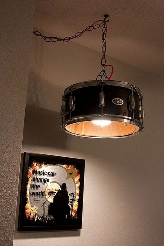 The chandelier is so creative
