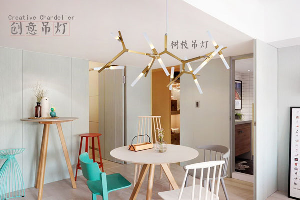 What are some creative minimalist chandeliers with high-value chandeliers