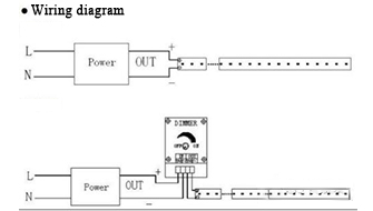How to wire led light strip - LED light strip installation wiring diagram