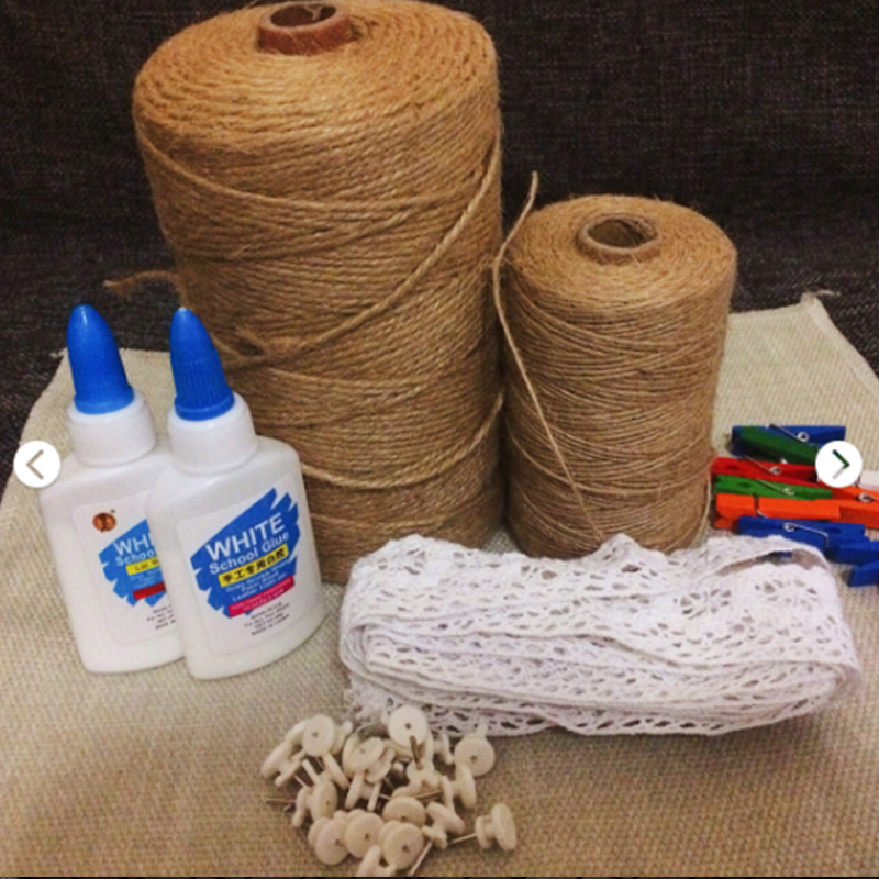 DIY Hemp Rope Handmade Night Light