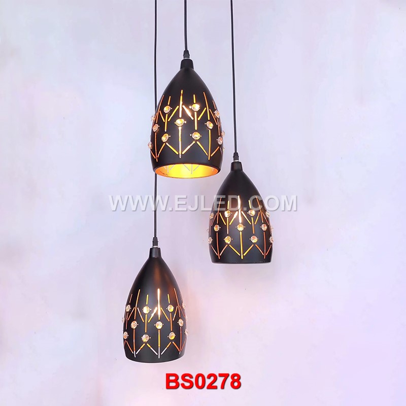 Laser romance meets metal chandelier, redefining home aesthetics