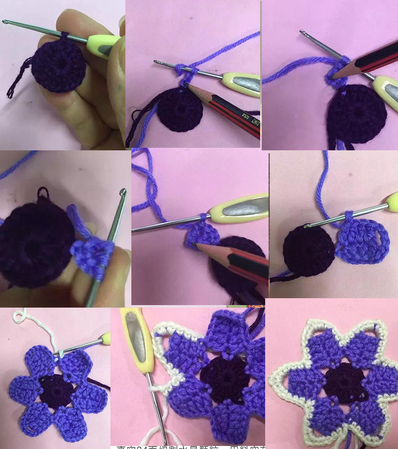 DIY hand-crocheted lampshade