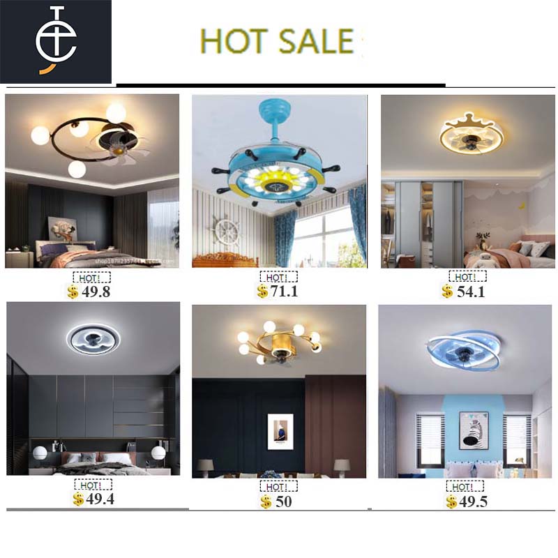 Fan chandelier spins very slowly