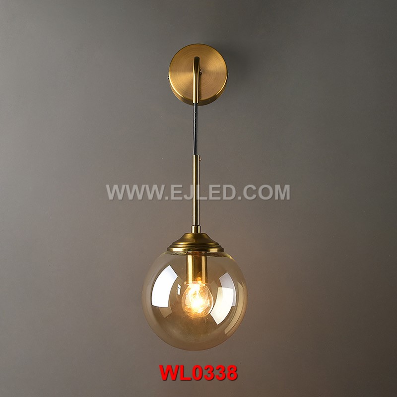 The installation method of wall lamp
