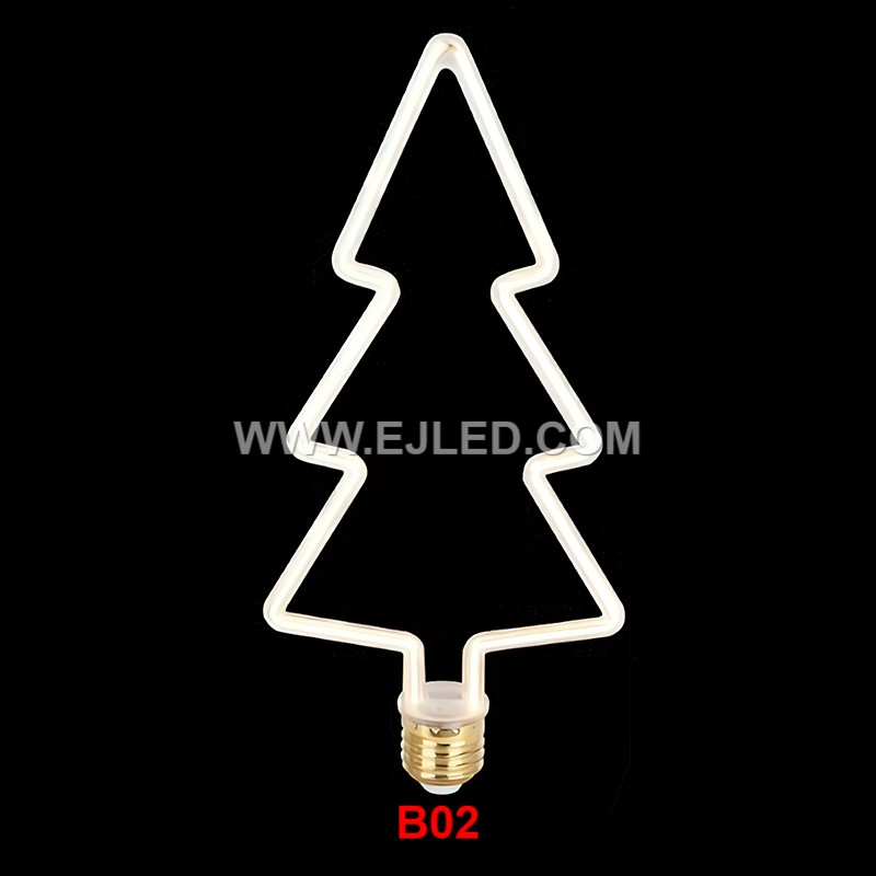 The higher the wattage, the brighter the christmas bulb