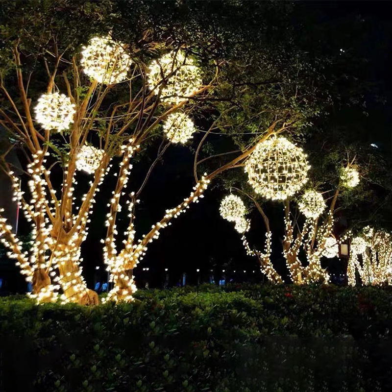 How does the rattan LED fancy tree light turn on
