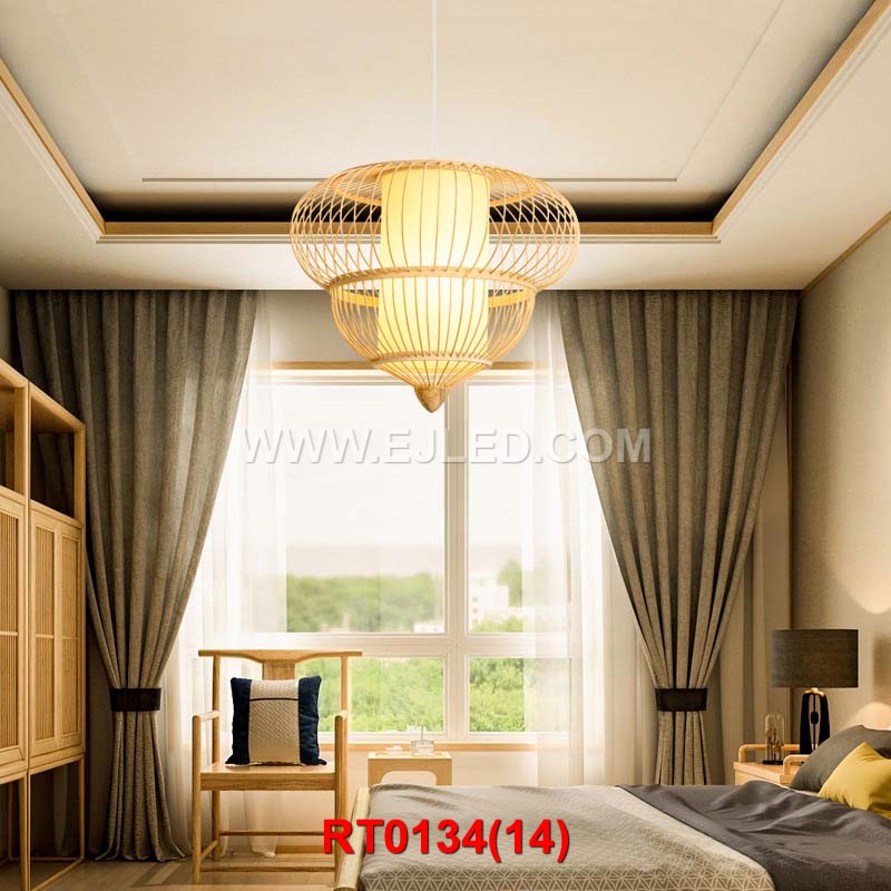 Art Derivatives Design Rattan Lamp for Christmas Day