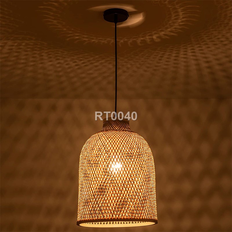 Beauty of Nature Bamboo Rattan Pendant Lamp For Christmas Day