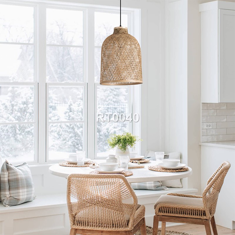 Beauty of Nature Bamboo Rattan Pendant Lamp For Christmas Day