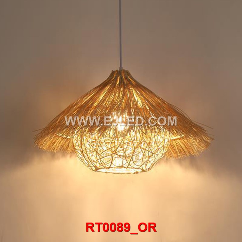 How To Make A Gorgeous Rattan Lamp Chandelier Shade With Bamboo Clips