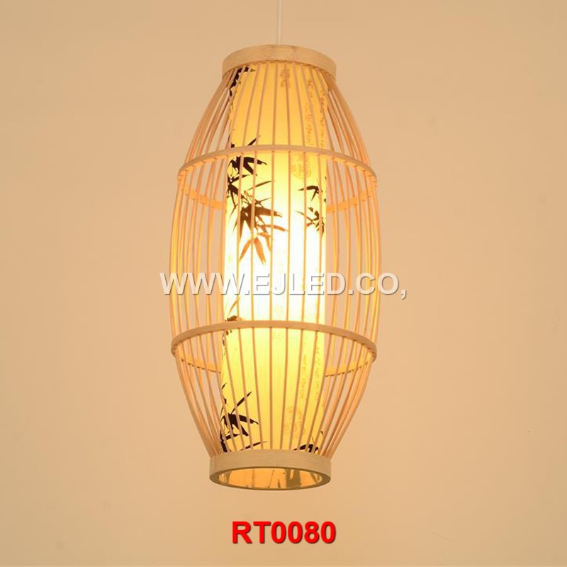 How To Make A Gorgeous Rattan Lamp Chandelier Shade With Bamboo Clips