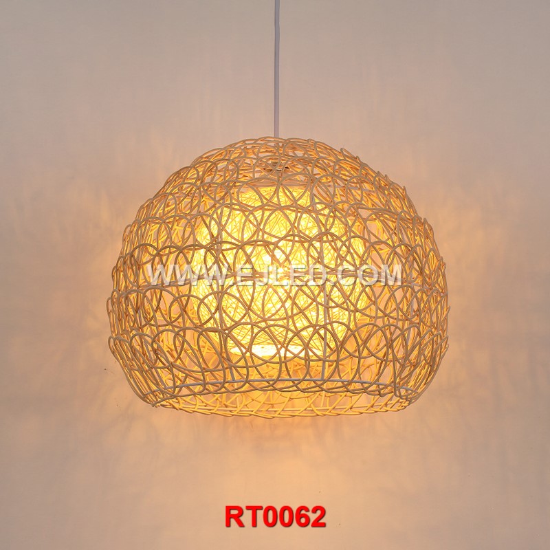 How To Make A Gorgeous Rattan Lamp Chandelier Shade With Bamboo Clips