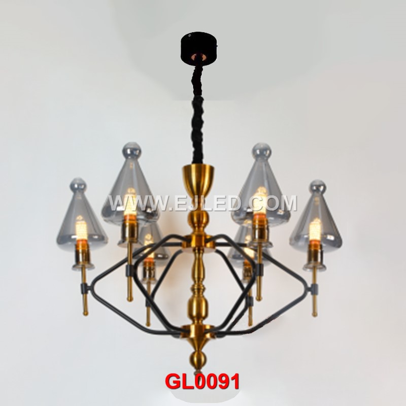 How to clean and brighten glass chandelier lampshade