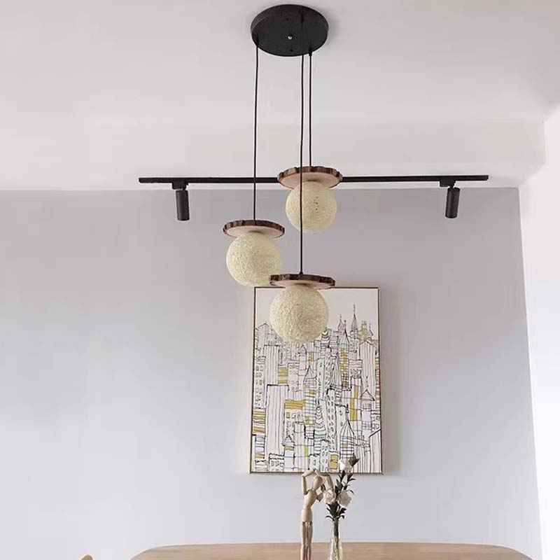 How to replace the bulb of the spherical chandelier and how to remove the cover