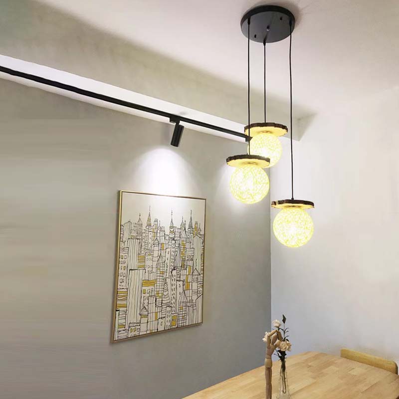How to replace the bulb of the spherical chandelier and how to remove the cover