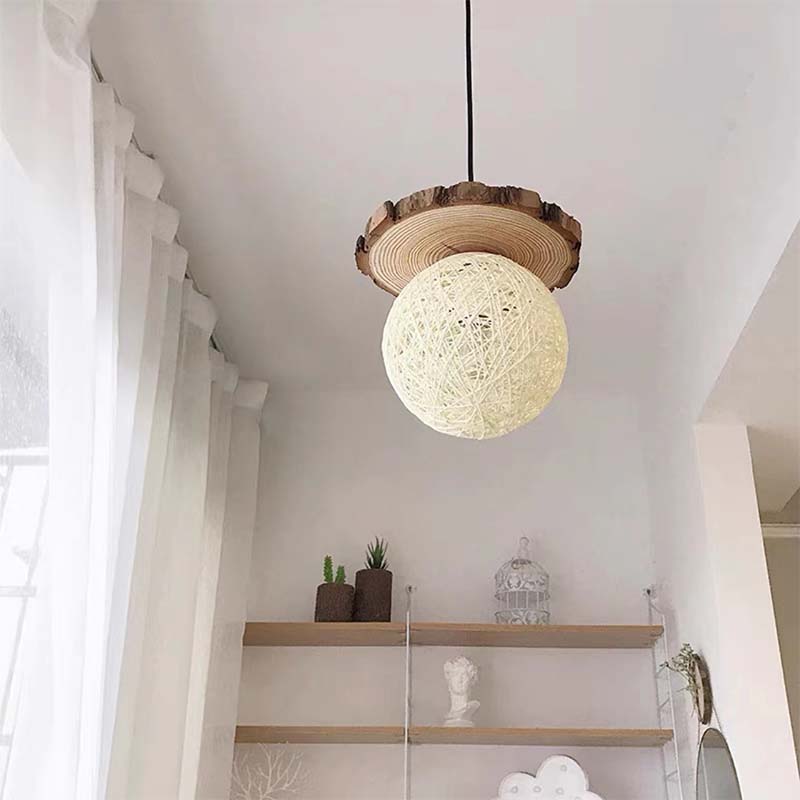 How to replace the bulb of the spherical chandelier and how to remove the cover