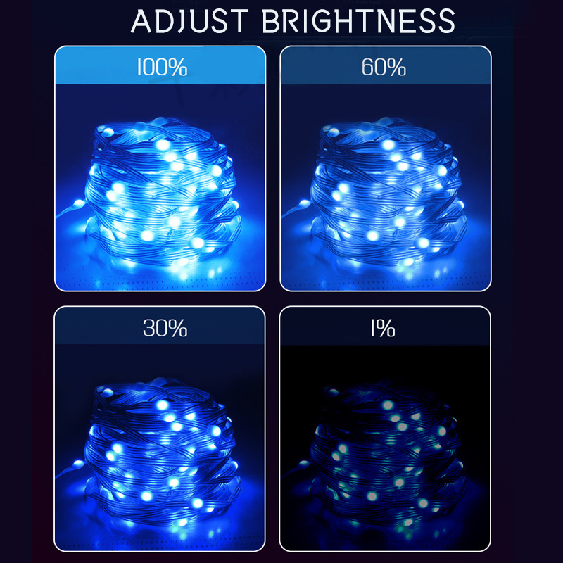 How to connect the Christmas tree string lights?