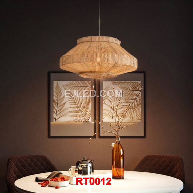 Outdoor Rattan Lamp Makes Garden More Romantic