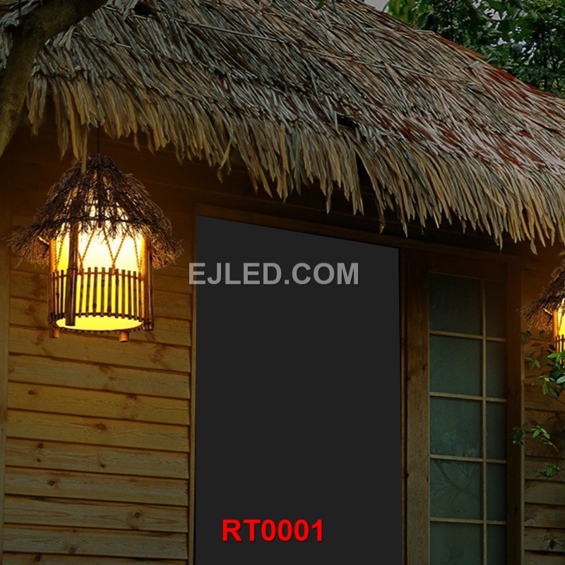Outdoor Rattan Lamp Makes Garden More Romantic