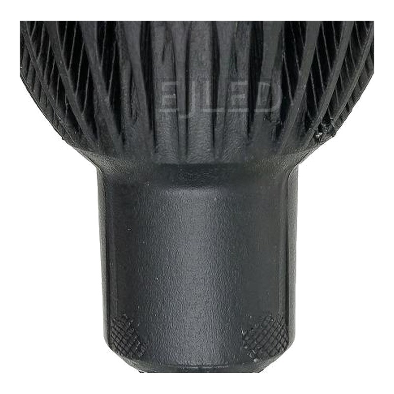 This compact brown black LED accessory lamp measures 50 by 58 millimeters and features a GU10 two-pin base for standard directional spotlight applications. - view 3